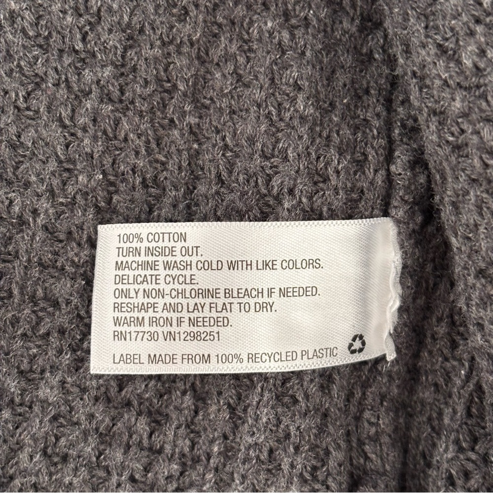 UNIVERSAL THREAD Waffle Knit Cardigan Sweater Sz L - Picture 8 of 9